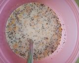 Φωτογραφία βήματος 1 της συνταγής Overnight oatmeal με chia, μπανάνα και καραμέλα από χουρμάδες