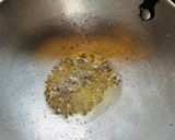 A picture of step 3 of Lentil DalSpinach.