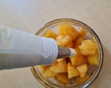 Foto del paso 3 de la receta: Duraznos frescos con crema agria a la canela 🍑
