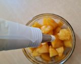 Foto del paso 3 de la receta: Duraznos frescos con crema agria a la canela 🍑