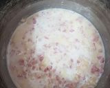 Foto del paso 2 de la receta Espaguetis con crema de queso y jamón