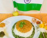 Tricolour baked Spinach Paneer Rice recipe step 6 photo