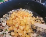 Une image de l'étape 1 de Improvisation express pâtes au thon, aubergine, poivron.