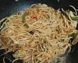 A picture of step 6 of Chowmein.