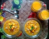 A picture of step 8 of Mango Kheer.
