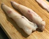 A picture of step 5 of Monkfish in Parma ham with kalamata olive ratatouille.