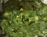 A picture of step 4 of Punjabi Palak Paneer.
