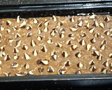 A picture of step 7 of Date, Walnut & Mocha Slice.