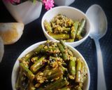 A picture of step 6 of Sesame Seed Beans.