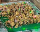 A picture of step 3 of Mushroom paneer Tikka.