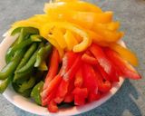 A picture of step 3 of Smokin Steak Fajitas.