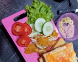 Foto langkah ke 1 dari resep Sandwich ayam katsu.