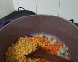 A picture of step 3 of Healthy Pulao.
