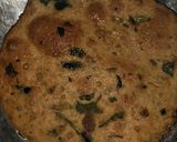 A picture of step 4 of Methi puri.