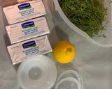 香草鱸魚培根蛋黃麵的食譜步驟1照片