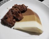 Foto langkah ke 5 dari resep Pudding 3 rasa susu, kopi dan coklat.
