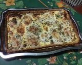 A picture of step 16 of Leek and Mozzarella Tart with Homemade Pie Crust.