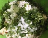 A picture of step 2 of Paneer 65.
