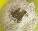 A picture of step 1 of Ajwain Lachha Paratha.