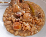 Foto del paso 6 de la receta: Fessolets con panceta ibérica y minialbóndigas de pollo
