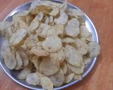 A picture of step 9 of Non fried potato chips.