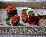 A picture of step 11 of Beetroot patty.