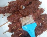 A picture of step 3 of Ram meat suya.