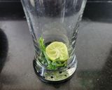 A picture of step 3 of Gulkand Paan Mojito (Non-Alcholic drink).