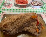 Foto del paso 5 de la receta: Carne mechada con puré ♥️🍴