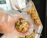 A picture of step 3 of Mixed Mooncakes with Jamón and Salted Egg Yolk.