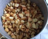 Une image de l'étape 2 de Confitures pêches de vigne pommes vanille.