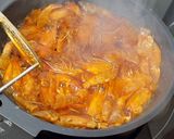 Foto del paso 1 de la receta Fideos fritos con gambas y alioli de piquillos