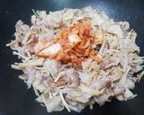 韓式泡菜豬肉炒金針菇的食譜步驟5照片