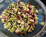 A picture of step 1 of Dhaba style spicy mixed dal (with and without egg).