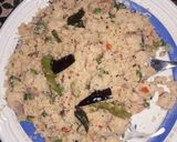 A picture of step 7 of Vegetable Upma.