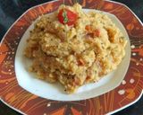 A picture of step 7 of Tomato Upma.