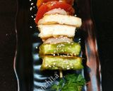 A picture of step 13 of Tri-coloured Tawa Paneer Tikka.