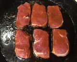 A picture of step 4 of California Farm Glazed Cauliflower Rosettes with Pork Tenderloin Medallions.
