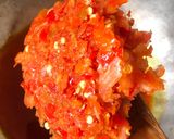 A picture of step 1 of Egusi soup.
