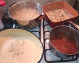 Foto del paso 6 de la receta: Ñoquis de papa con salsa mixta de jamón y espinaca