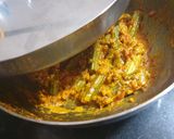 A picture of step 4 of Drumsticks sabji.