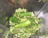 A picture of step 4 of Green chicken Kardahi.