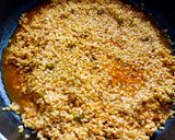 A picture of step 3 of Moongdal Paratha.