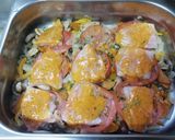 Foto del paso 4 de la receta Volteado de Filete de Pescado, Vegetales & Papas
