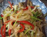 Foto langkah ke 6 dari resep Gaji Bokkeum (Tumis Terong Ala Korea).