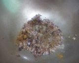 A picture of step 2 of Bhat Bhaja.