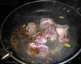 A picture of step 1 of Yarkand ka pulao.