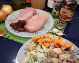 Foto del paso 1 de la receta: Pollo en salsa con setas