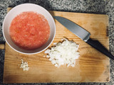 Berenjena rellena al horno