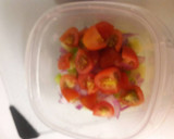 A picture of step 3 of Cucumber tomato feta salad.